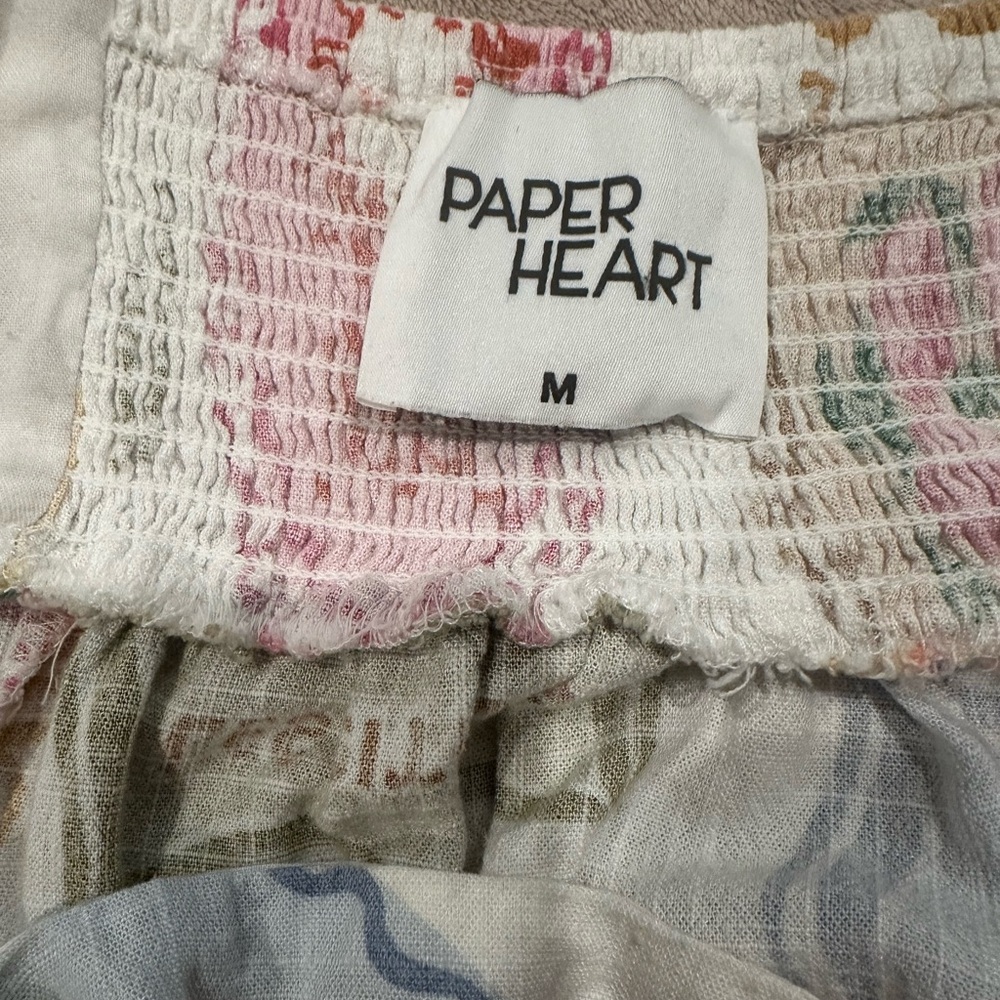 Paper Heart x Anthropologie Citron Amalfi Soleil Coastal Midi dress, Medium - Picture 6 of 6